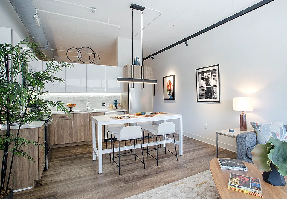 Open Kitchen & Dining in Model 305