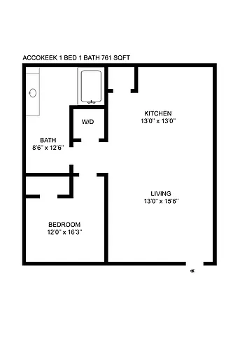 Floor plan Accokeek