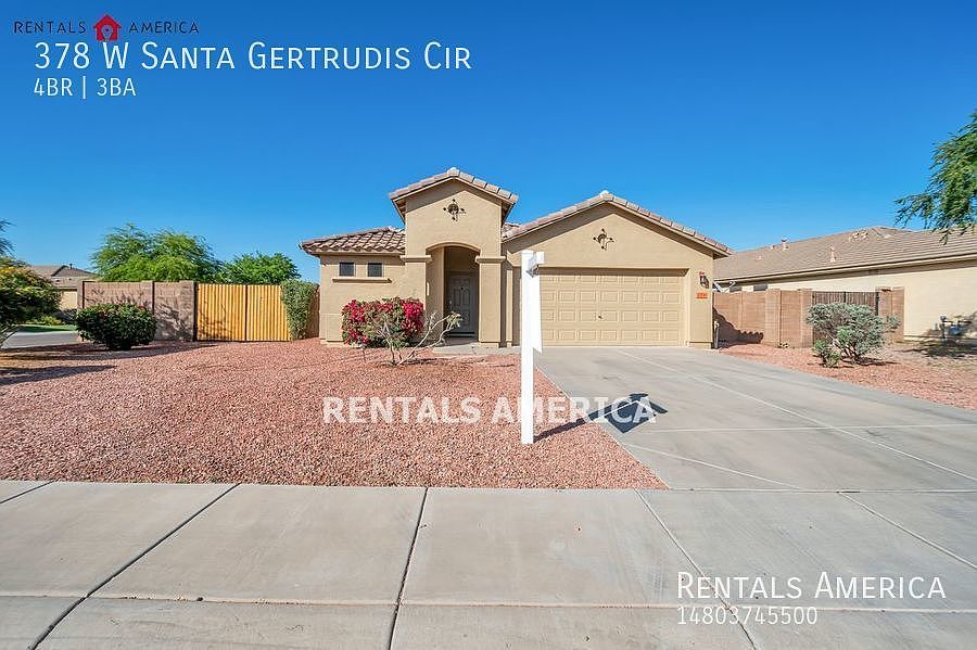 1st image of 378 W Santa Gertrudis Cir
