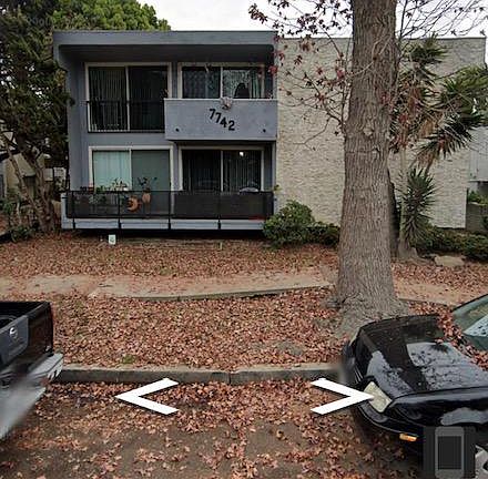 Front of 7 unit building