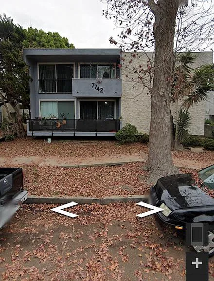 Front of 7 unit building
