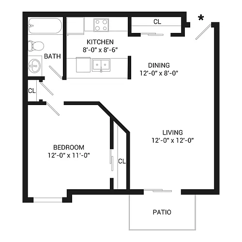 Floor plan Oak