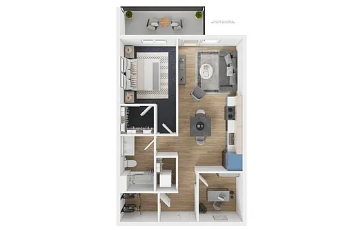 Floor plan 1X1 - C2