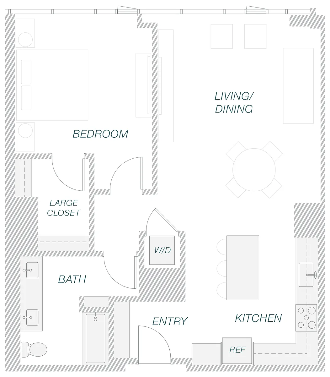 Floor plan 1-9B
