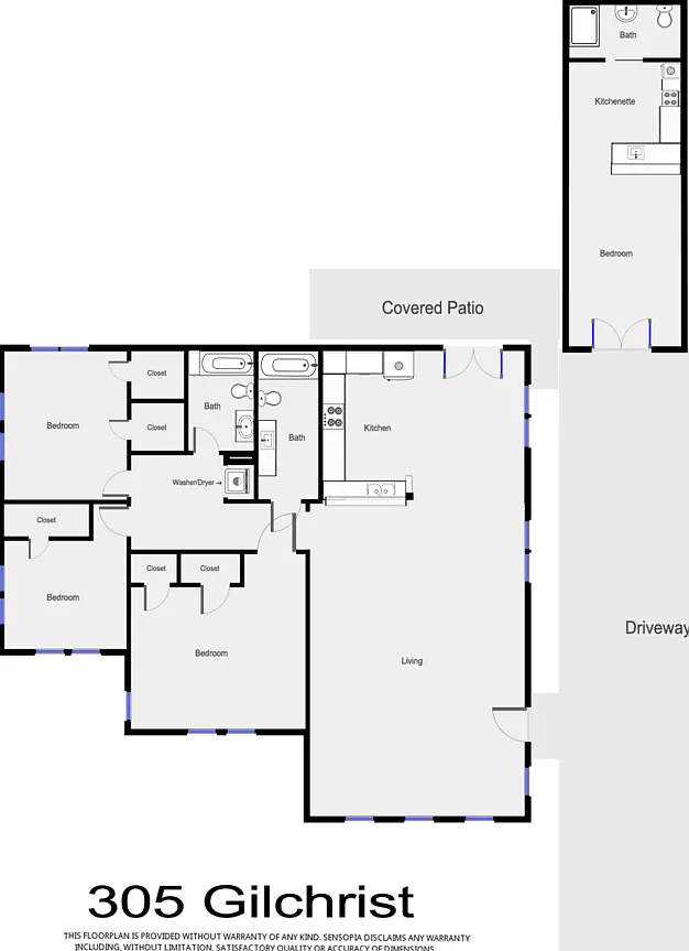 Awesome Home w/ 1/1 Studio Flex Space Just Half Block from Thomas Park! — Photo 3