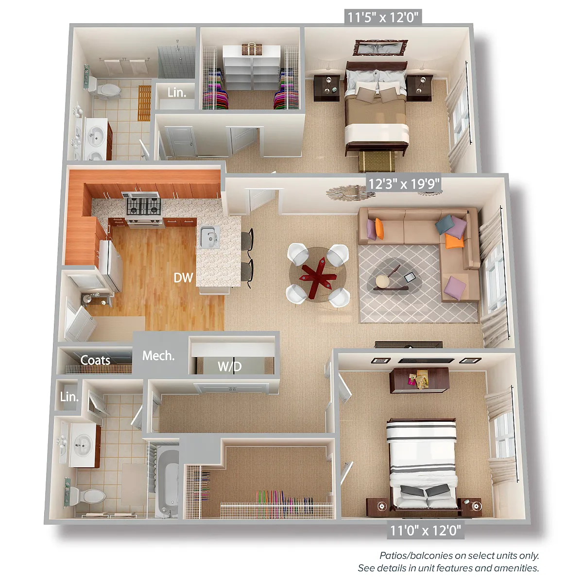 Floor plan B7