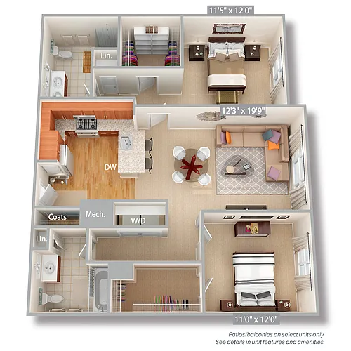 Floor plan B7