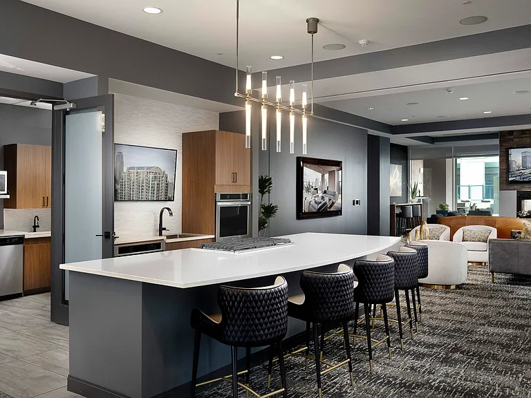 Entertainment kitchen in the SkyLounge
