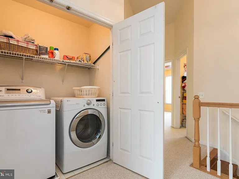 Laundry Room Located on the Bedroom Level