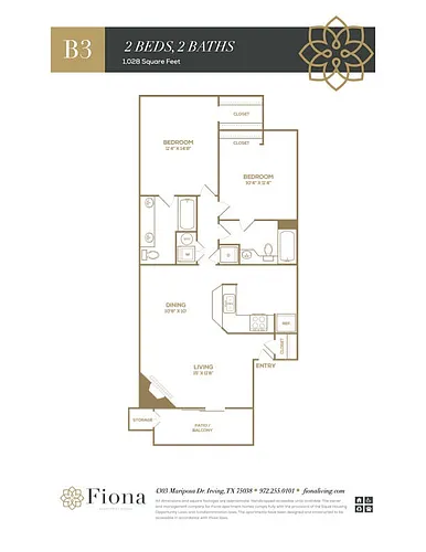 Floor plan B3R