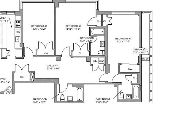 3rd image of 412 E 55th St #Penthouse
