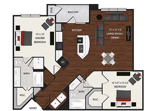 Floor plan B2