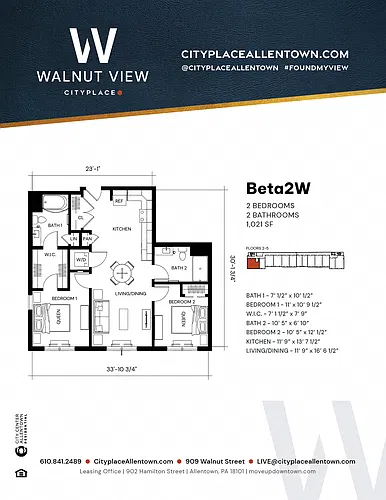 Floor plan Beta2W