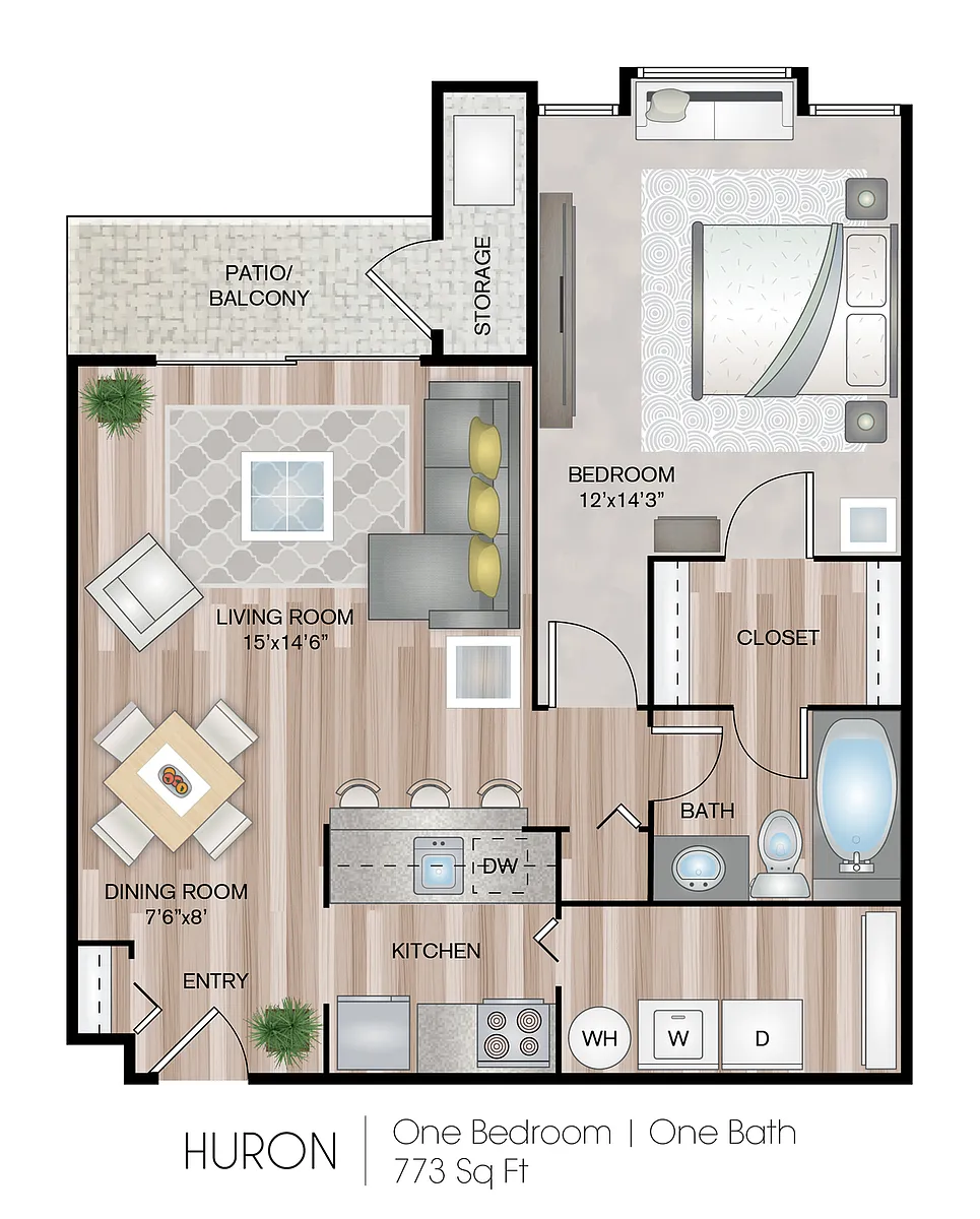 Floor plan HURON