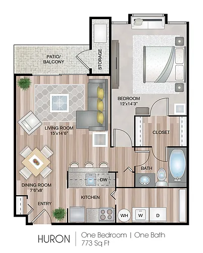 Floor plan HURON