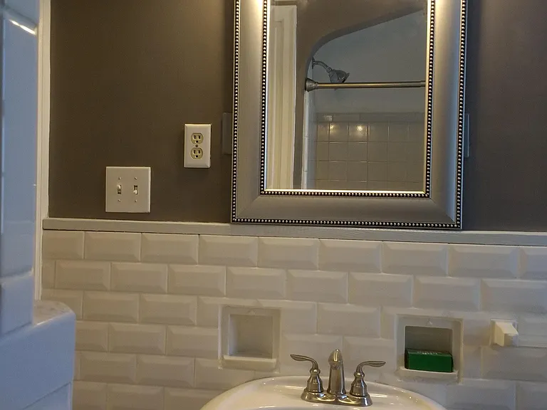 Renovated bathroom