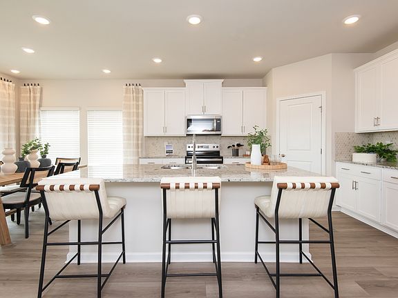 The Northbrook floorplan with the Elemental White interior package modeled at Kendall Farms.