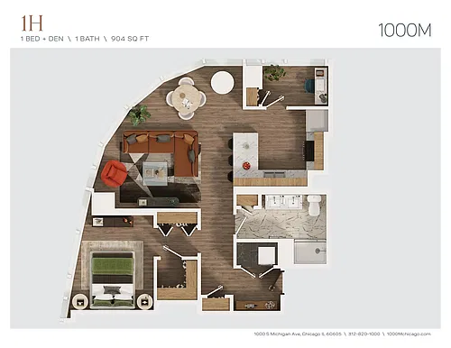 Floor plan 1H