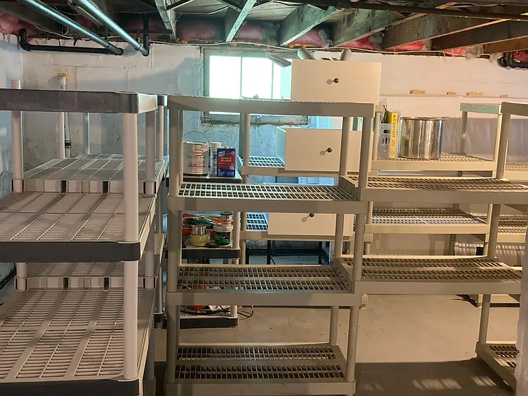 Plenty Storage Space in the Basement