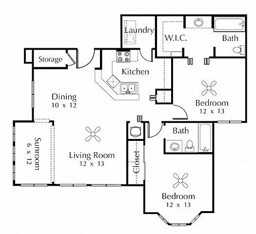 Floor plan 2B Renovation 4