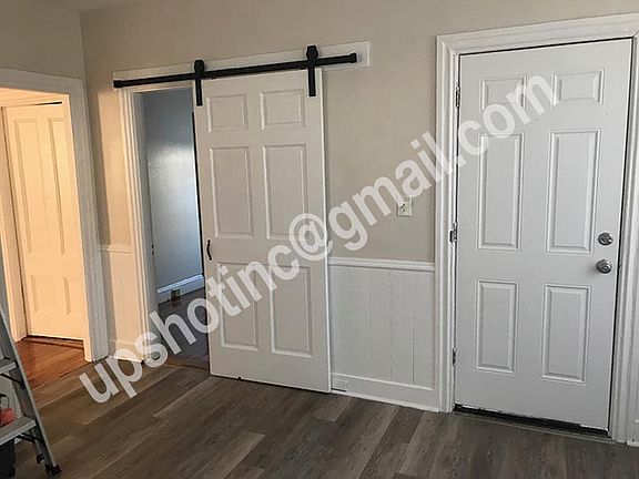 Barn Door in Kitchen to one bedroom.