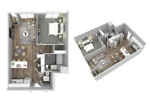 Floor plan One Bedroom