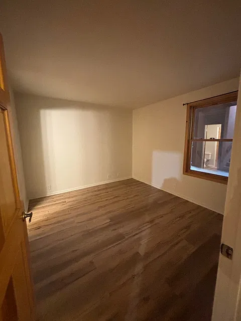 Master Bedroom with a 1/2 bath. Large walk in closet.