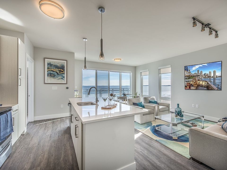 Living Room Layout with Ocean View