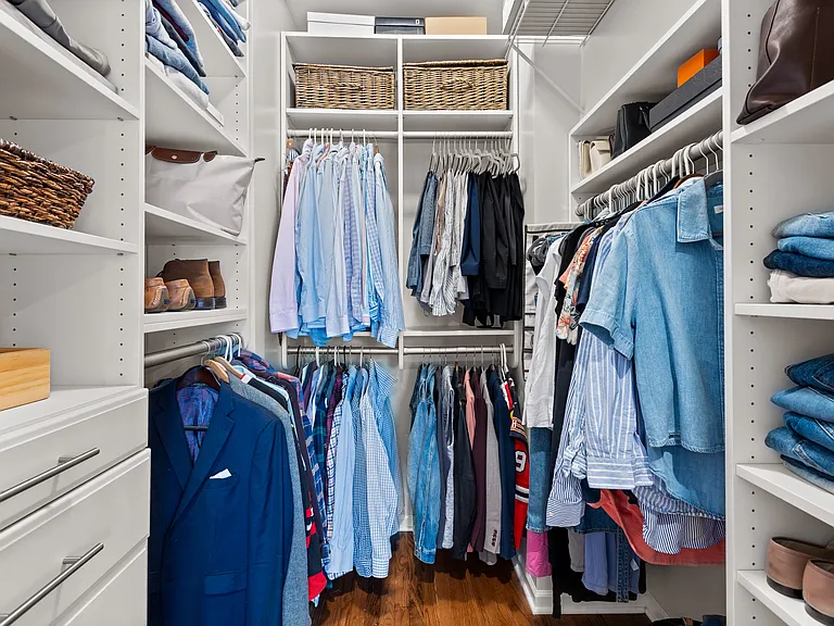 Primary closet
