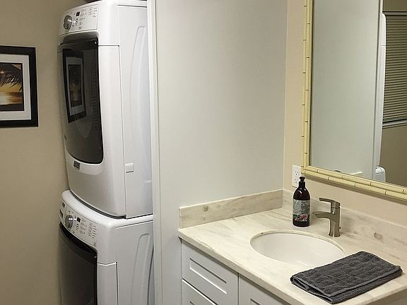 Washer/Dryer room with Sink