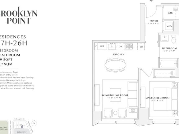 2nd image of 1 City Poin APT 25H