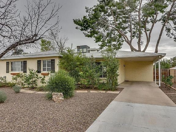 Front Yard with Carport
