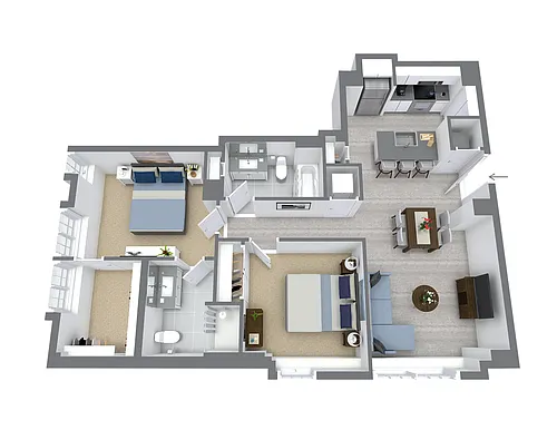 Floor plan D6