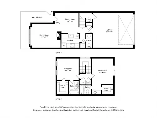 Floor plan Bachman