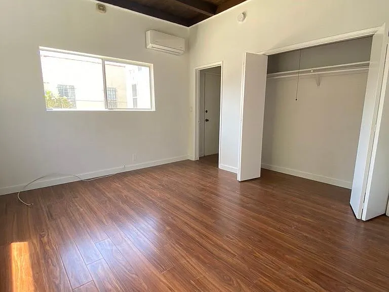 Master bedroom. Air Conditioning and heater unit.