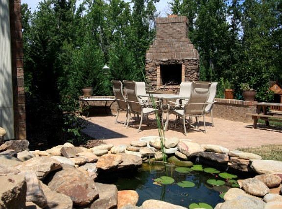 Backyard overlooks 5th Hole Golf Course 