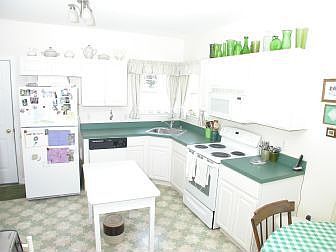 Kitchen with large pantry