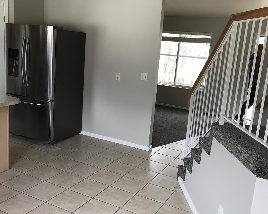 Kitchen view to living room