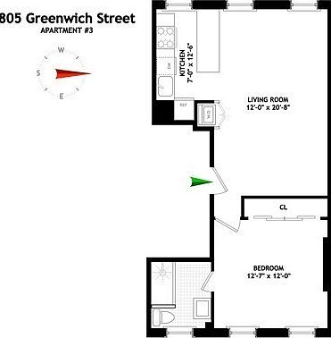 2nd image of 805 Greenwich St #3