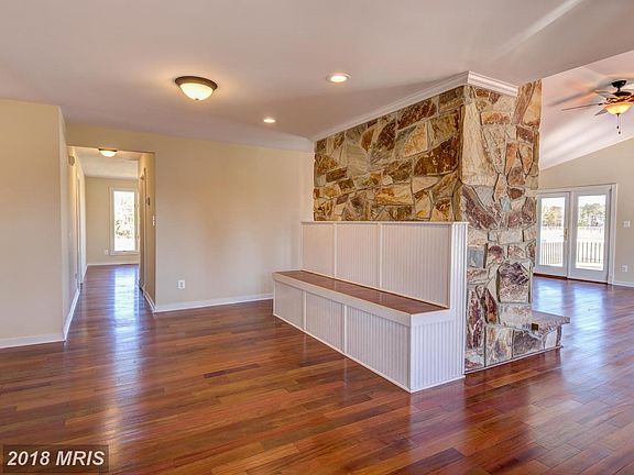 Gorgeous HW floors, stone accents.