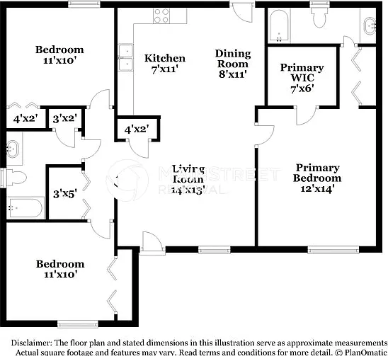 primary bedroom