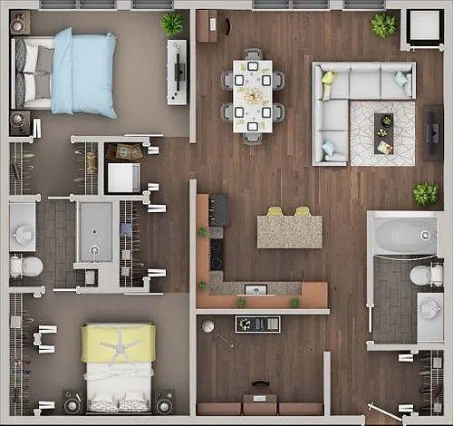 Floor plan Plan C3