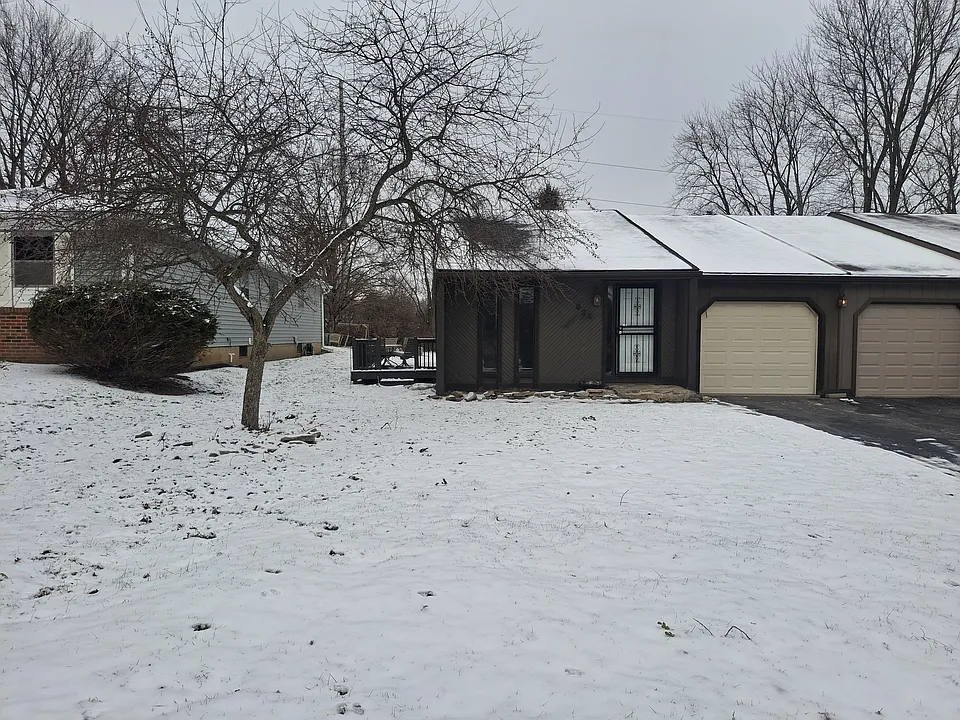 Front view from the street
Outside view with deck