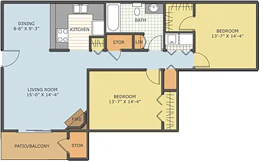 Floor plan The Rosebud