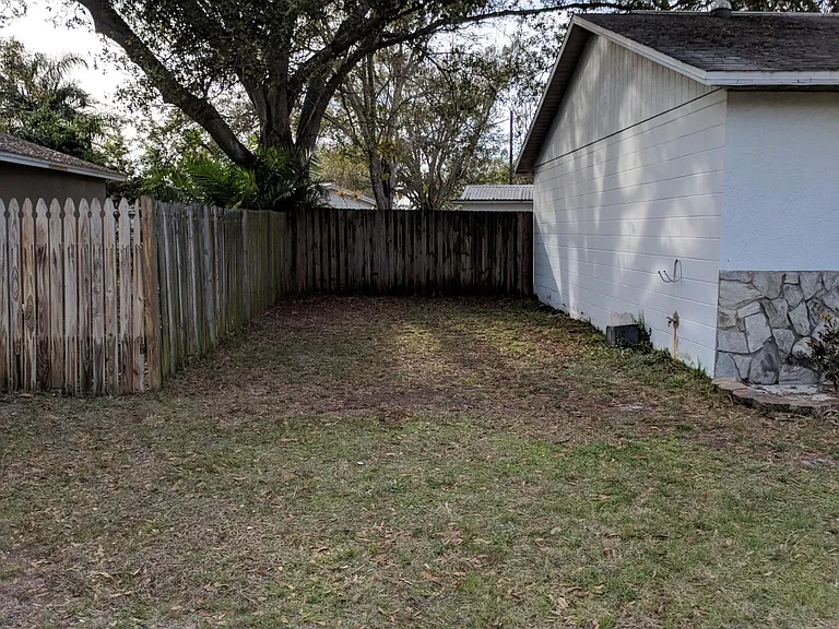 Front side yard