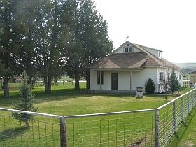 Fully fenced front and back yard