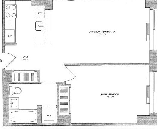 2nd image of 154 E 37th St #4H