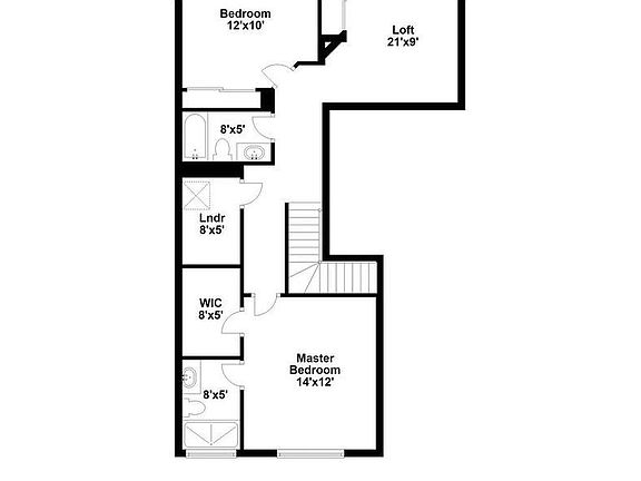 There is NOT a loft it is a 3rd bedroom