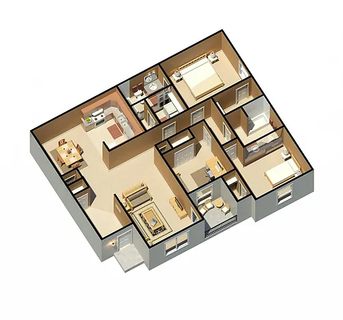 Floor plan C1 - Classic