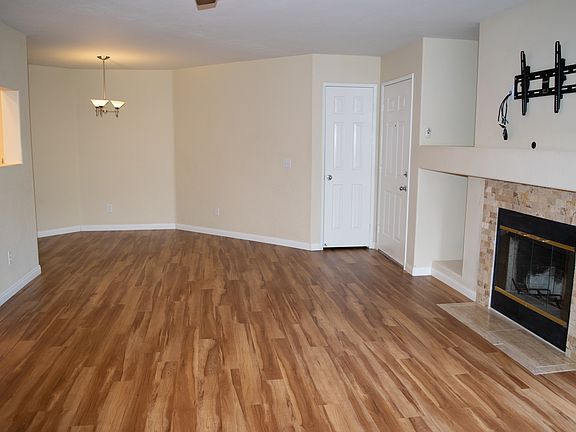 Coat closet, additional storage and gas fireplace